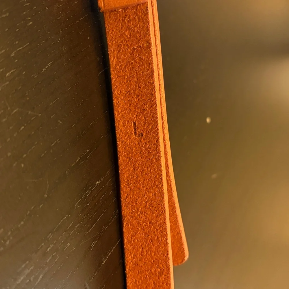 J. Crew Women’s Size L Italian Leather Made in USA Belt - Picture 3 of 9